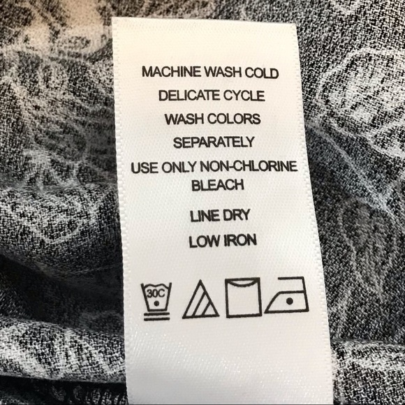 Ellos Black Floral Shift Dress Size 10 New - Picture 13 of 14